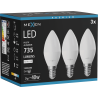 Mexen Nova 3x LED Bulb E14, C37, 7W, Neutral - 4000K, 735 lm - L102-E14-0740-01x03