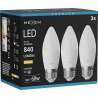 Mexen Nova 3x LED Bulb E27, C37, 8W, Warm - 3000K, 840 lm - L102-E27-0830-01x03