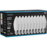 Mexen Nova 10x LED Bulb E27, C37, 10W, Neutral - 4000K, 1055 lm - L102-E27-1040-01x10