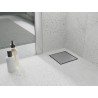 Mexen Flat-Q M13 Square Floor Drain 12 x 12 cm, Inox - 1010012