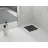 Mexen Flat-Q M13 square floor drain 12 x 12 cm, black - 1710012
