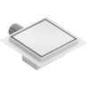 Mexen Flat-Q M13 square floor drain 15 x 15 cm, white - 1210015