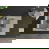 Mexen Gaspar 1.5-compartment granite sink with a drip tray 737 x 475 mm, Beige, siphon Black - 6507731505-69-B