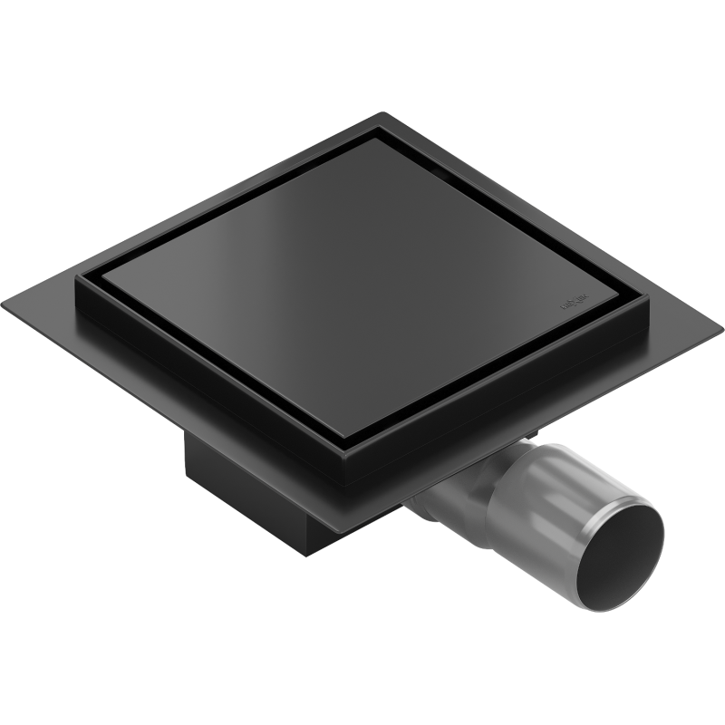 Mexen Flat-Q M13 square floor drain 25 x 25 cm, black - 1710025