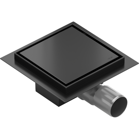 Mexen Flat-Q M13 floor drain square 20 x 20 cm, black - 1710020
