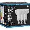 Mexen Nova 3x LED Bulb E14, R50, 3W, Neutral - 4000K, 315 lm - L103-E14-0340-01x03