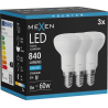 Mexen Nova 3x LED Bulb E14, R50, 8W, Cold - 6500K, 840 lm - L103-E14-0865-01x03