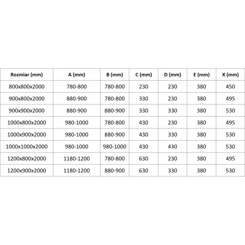 Mexen Exo asymmetrical semi-circular sliding shower cabin 120 x 90 cm, transparent, chrome - 8132-120-090-01-00