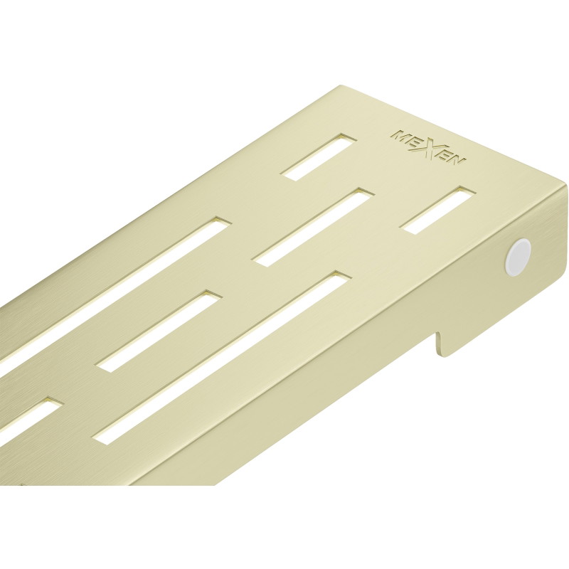 Mexen Flat M01 Linear Drain Cover 90 cm, Brushed Gold - 1A20090