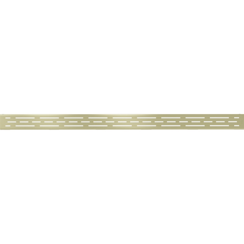 Mexen Flat M01 Linear Drain Cover 90 cm, Brushed Gold - 1A20090