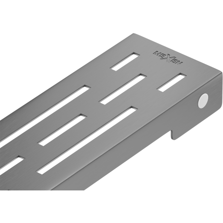 Mexen Flat M01 50 cm Line Drain Cover, Brushed Gun Gray - 1E20050