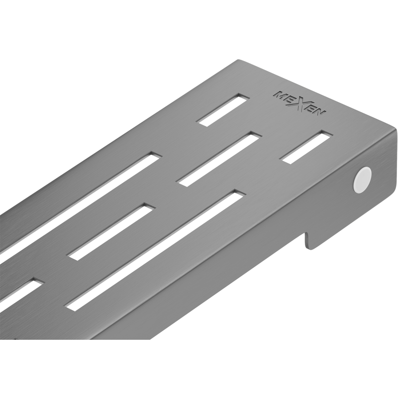 Mexen Flat M01 Cover for Linear Drain 100 cm, Gun Gray Brushed - 1E20100