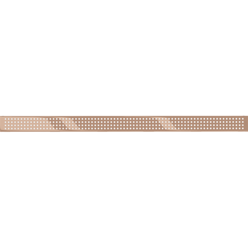 Mexen Flat M08 Cover Plate for Linear Drain 80 cm, Rose Gold - 1625080