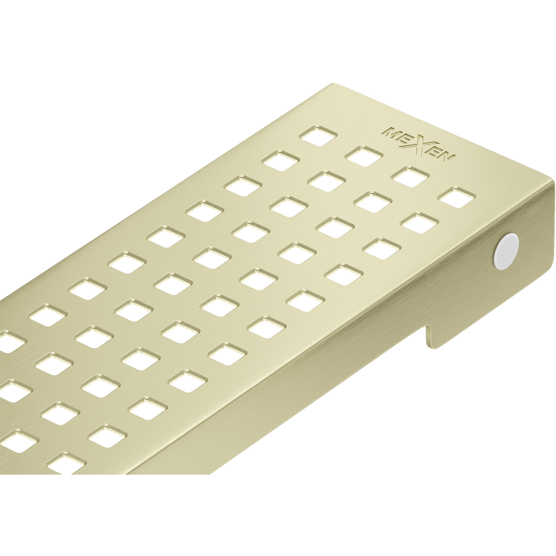 Mexen Flat M08 cover for linear drain 100 cm, brushed gold - 1A25100
