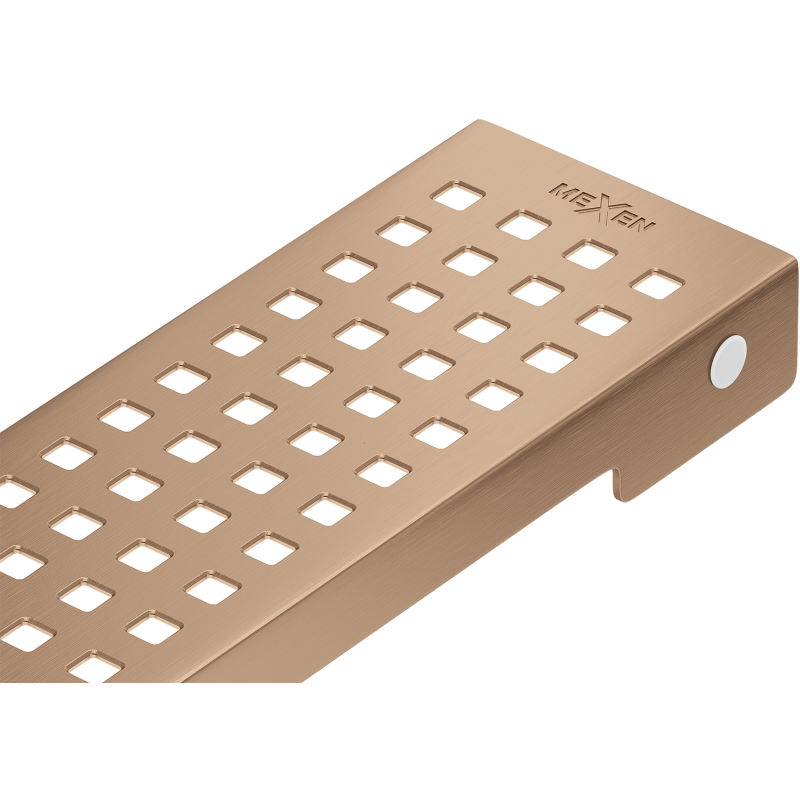 Mexen Flat M08 cover for linear drain 50 cm, brushed copper - 1C25050
