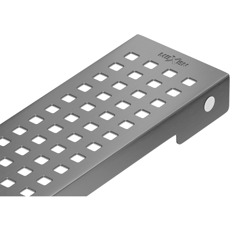 Mexen Flat M08 cover for linear drain 50 cm, brushed gun gray - 1E25050
