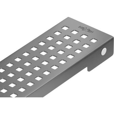 Mexen Flat M08 cover for linear drain 100 cm, brushed gun gray - 1E25100