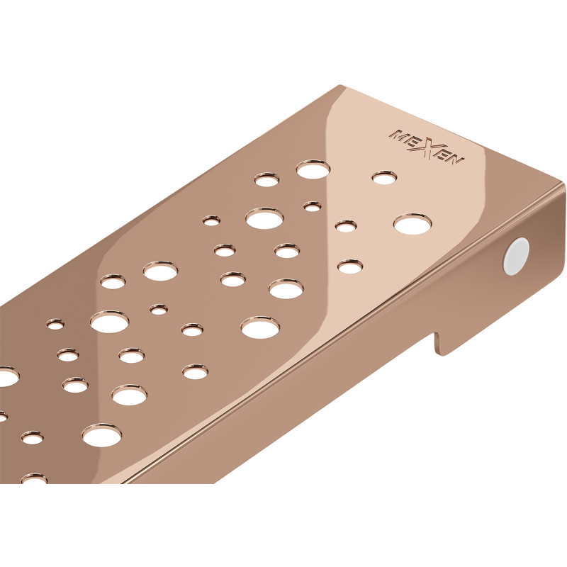 Mexen Flat M12 linear drain cover 70 cm, rose gold - 1621070