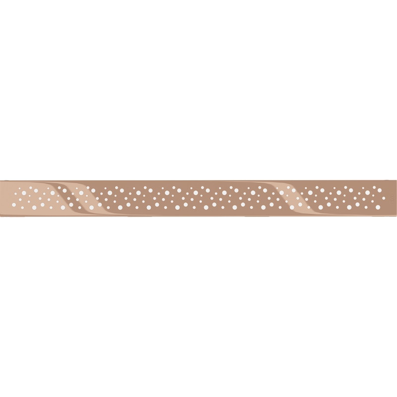 Mexen Flat M12 Cover for Linear Drain 70 cm, Rose Gold - 1621070