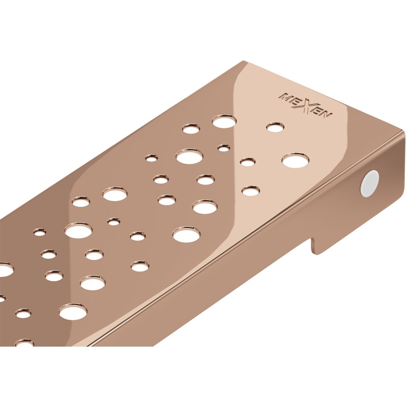 Mexen Flat M12 Cover for Linear Drainage 100 cm, Rose Gold - 1621100