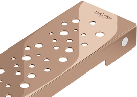 Mexen Flat M12 Cover for Linear Drainage 100 cm, Rose Gold - 1621100
