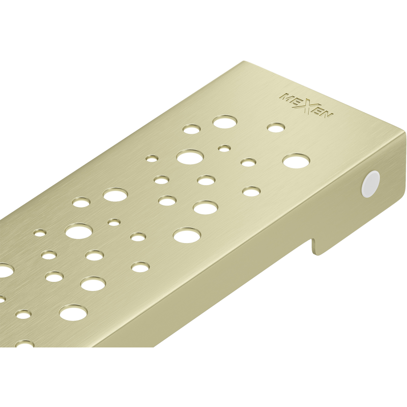 Mexen Flat M12 cover for linear drain 60 cm. brushed gold - 1A21060