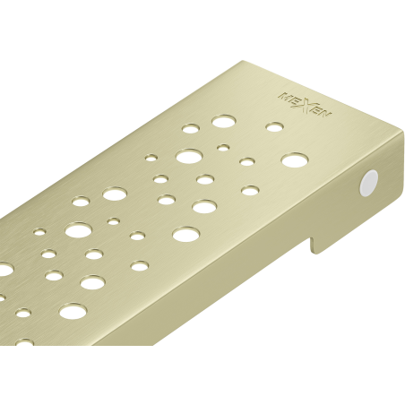 Mexen Flat M12 Linear Drain Cover 70 cm, Brushed Gold - 1A21070
