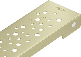 Mexen Flat M12 liner drain cover 90 cm, brushed gold - 1A21090