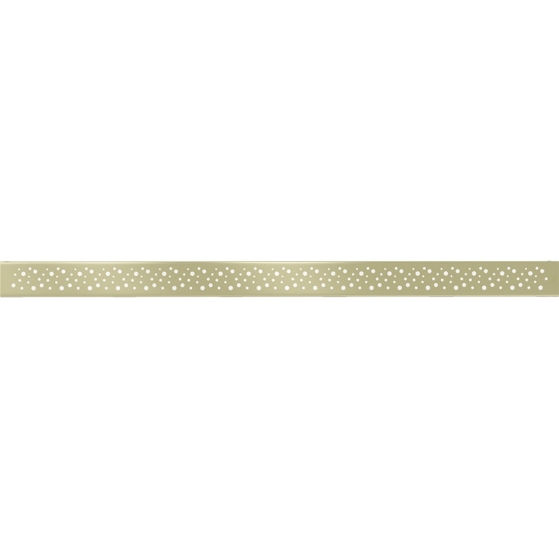Mexen Flat M12 liner drain cover 90 cm, brushed gold - 1A21090