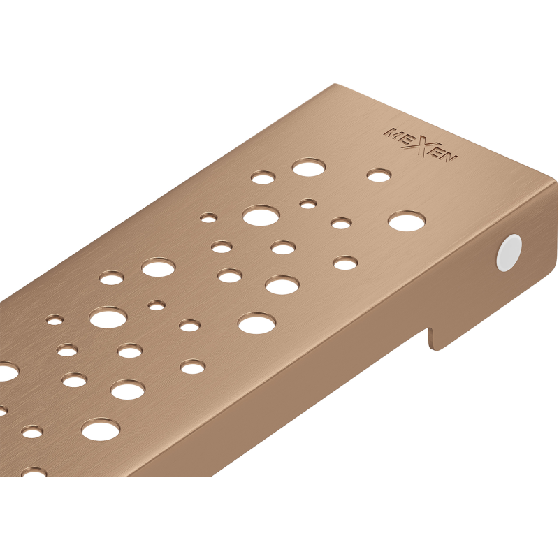 Mexen Flat M12 cover for linear drain 50 cm, brushed copper - 1C21050