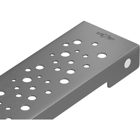 Mexen Flat M12 Cover for Linear Drain 50 cm, Brushed Gun Gray - 1E21050