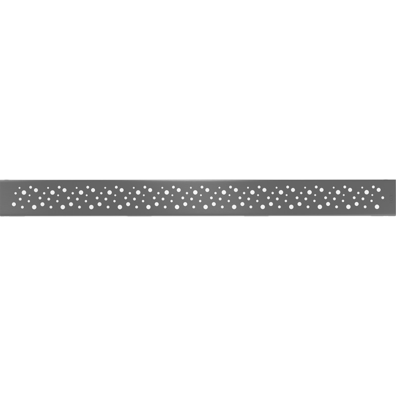 Mexen Flat M12 Cover for Linear Drain 70 cm, Brushed Gun Gray - 1E21070