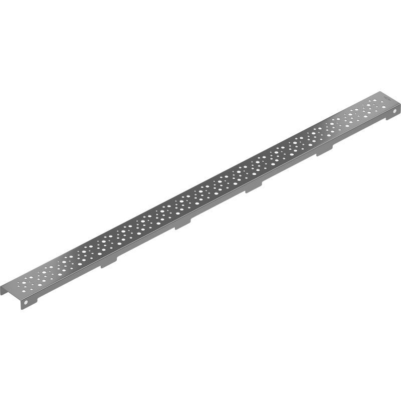 Mexen Flat M12 cover for linear drain 100 cm, brushed gun gray - 1E21100