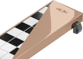 Mexen Flat M13 cover 2-in-1 for linear drain 50 cm, rose gold - 1619050