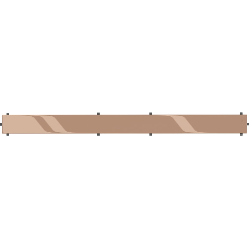 Mexen Flat M13 cover 2-in-1 for linear drain 50 cm, rose gold - 1619050