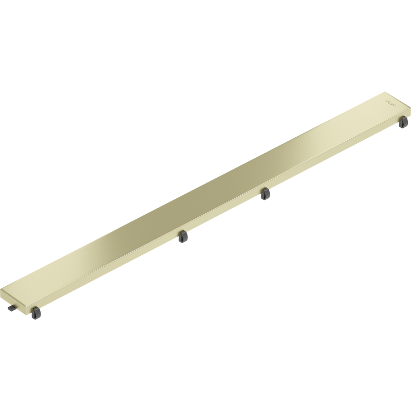 Mexen Flat M13 2-in-1 Cover for Linear Drain 70 cm, Brushed Gold - 1A19070
