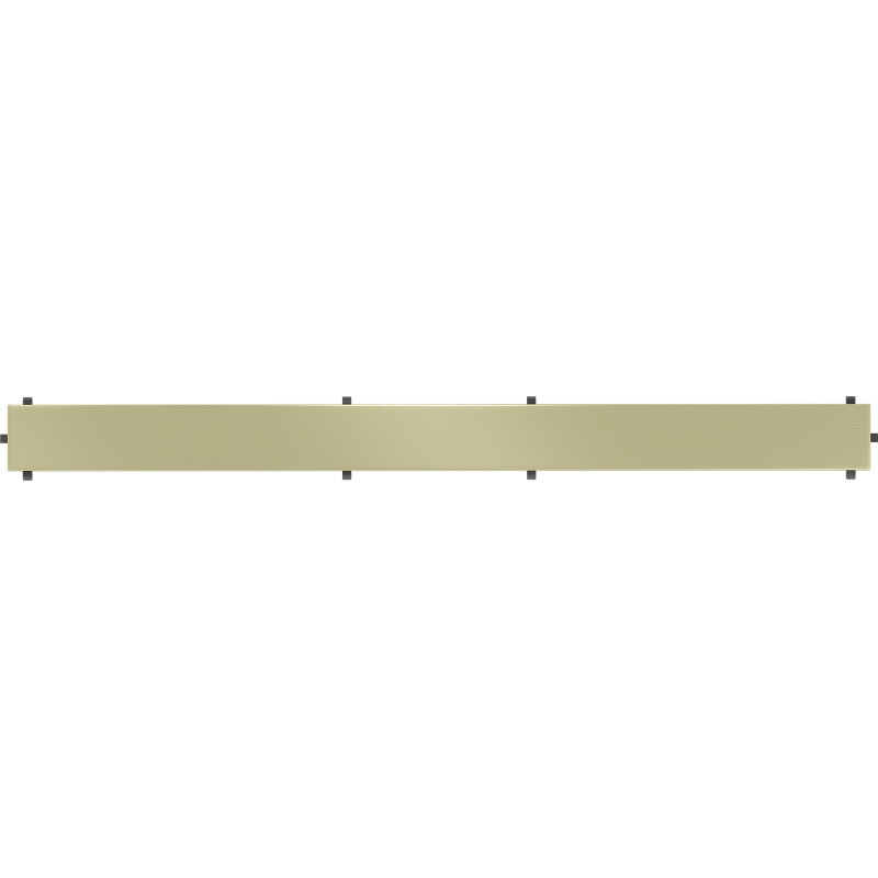 Mexen Flat M13 cover 2-in-1 for linear drain 70 cm, brushed gold - 1A19070