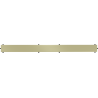 Mexen Flat M13 cover 2-in-1 for linear drain 70 cm, brushed gold - 1A19070