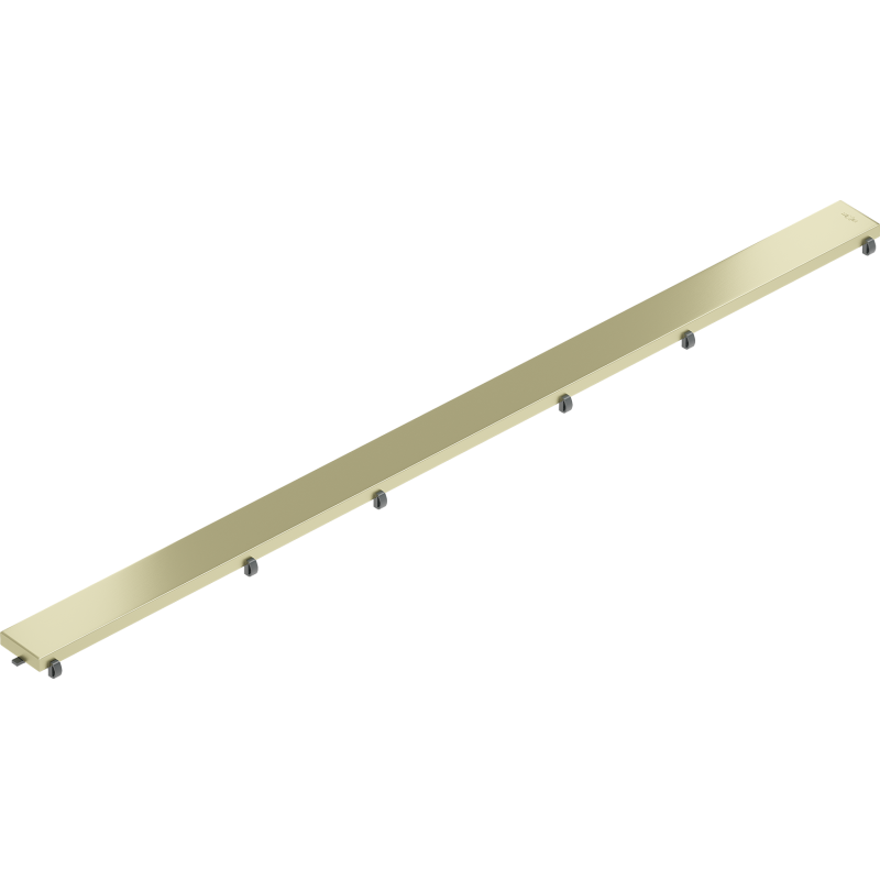 Mexen Flat M13 2-in-1 Cover for Linear Drain 80 cm, Brushed Gold - 1A19080