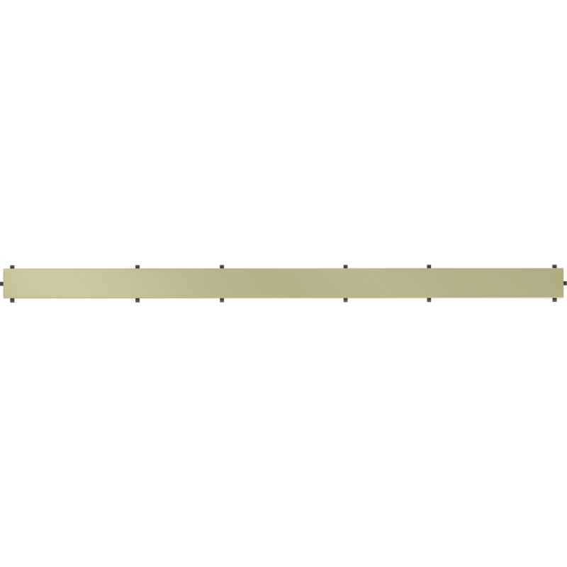 Mexen Flat M13 2-in-1 Cover for Linear Drain 100 cm, Brushed Gold - 1A19100