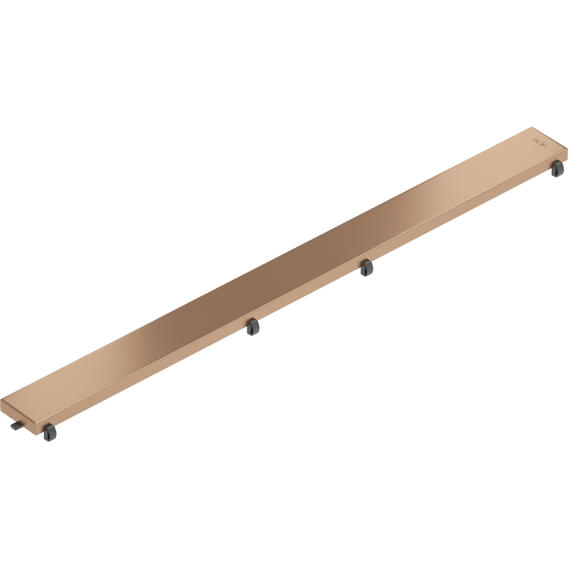 Mexen Flat M13 2-in-1 Cover for Linear Drain 50 cm, Brushed Copper - 1C19050