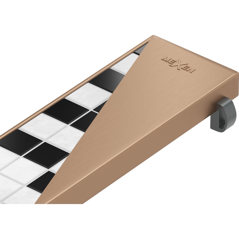 Mexen Flat M13 2-in-1 Cover for Linear Drainage 60 cm, Brushed Copper - 1C19060