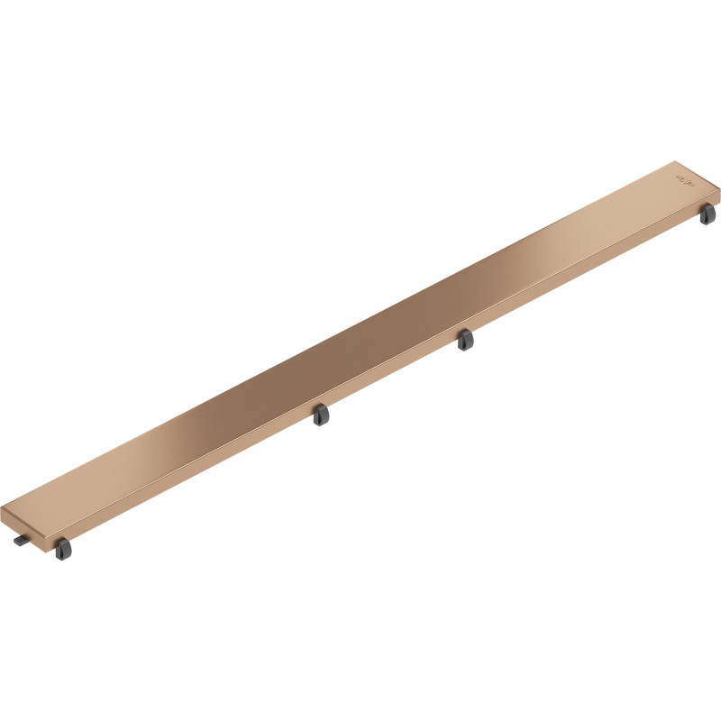 Mexen Flat M13 2-in-1 Cover for Linear Drainage 60 cm, Brushed Copper - 1C19060