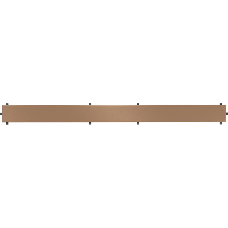 Mexen Flat M13 2-in-1 Cover for Linear Drainage 60 cm, Brushed Copper - 1C19060