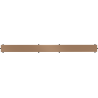 Mexen Flat M13 2-in-1 Cover for Linear Drainage 60 cm, Brushed Copper - 1C19060