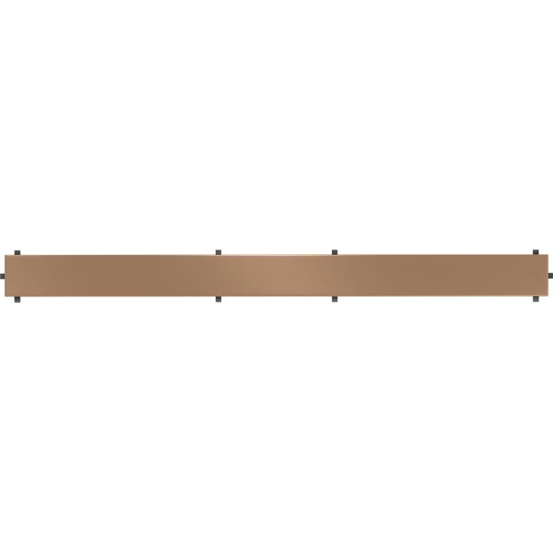 Mexen Flat M13 2-in-1 cover for linear drain 70 cm, brushed copper - 1C19070