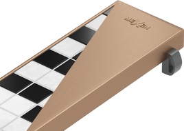 Mexen Flat M13 2-in-1 Cover for Linear Drain 80 cm, Brushed Copper - 1C19080