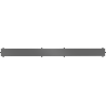 Mexen Flat M13 mask 2-in-1 for linear drain 50 cm, gun gray brushed - 1E19050