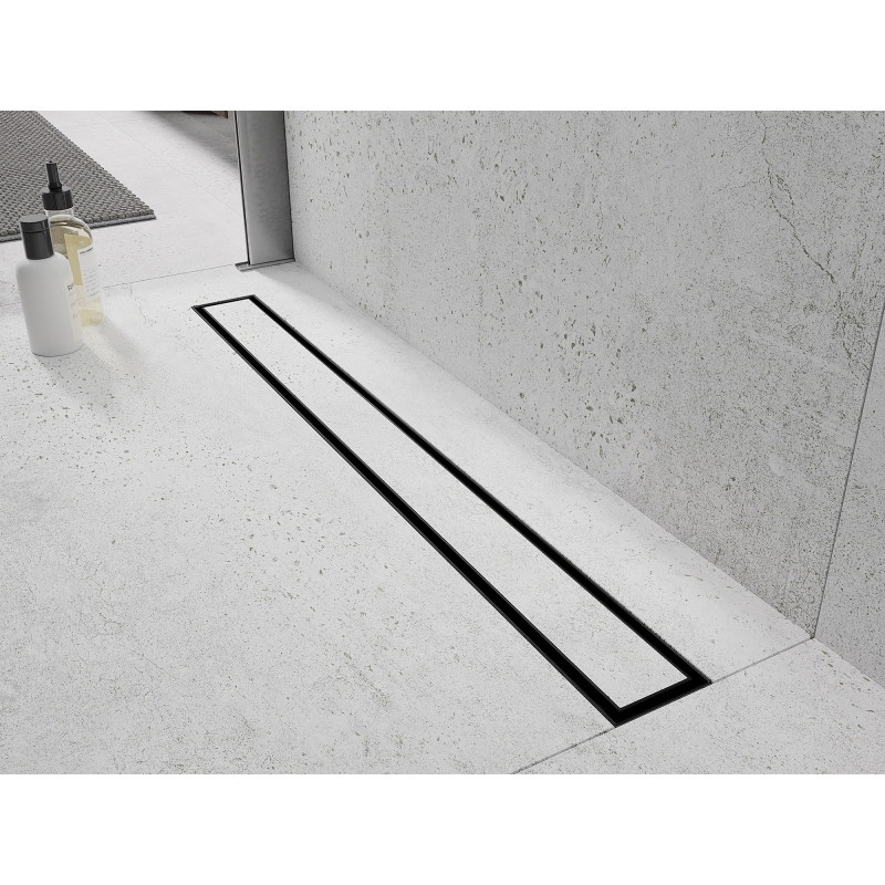 Mexen Flat M13 2-in-1 Cover for Linear Drain 60 cm, Brushed Gun Gray - 1E19060