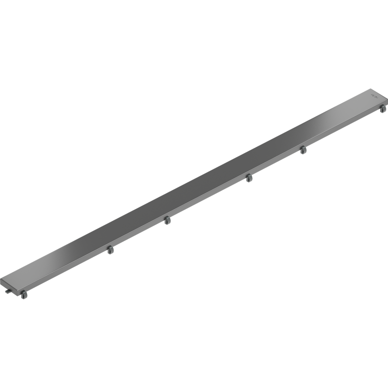 Mexen Flat M13 cover 2-in-1 for linear drain 80 cm, brushed gun gray - 1E19080